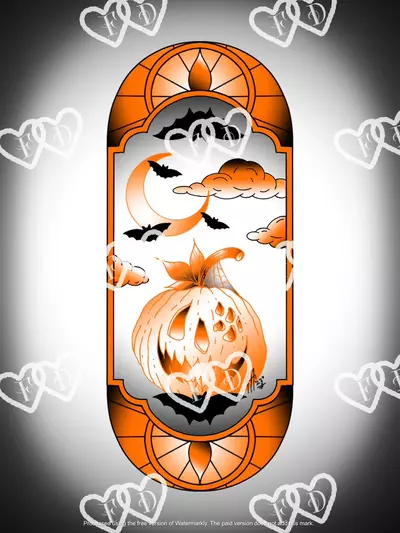 plant/Mutant Jack o’ Lantern - Orange - Art Print-0-thumbnail