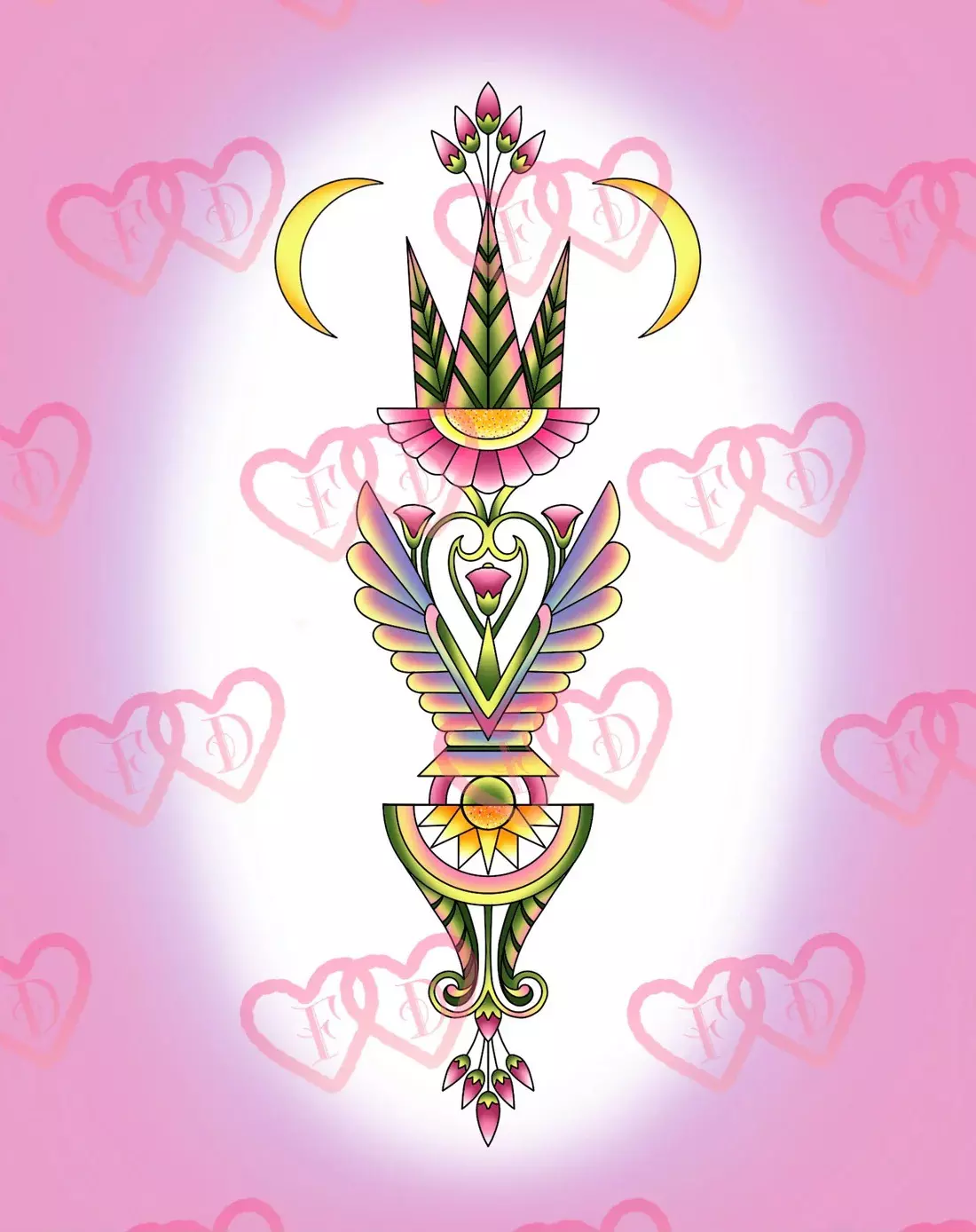 plant/Flower Tower - Art Print-0