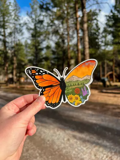 plant/Mountain Monarch Stickers-0-thumbnail