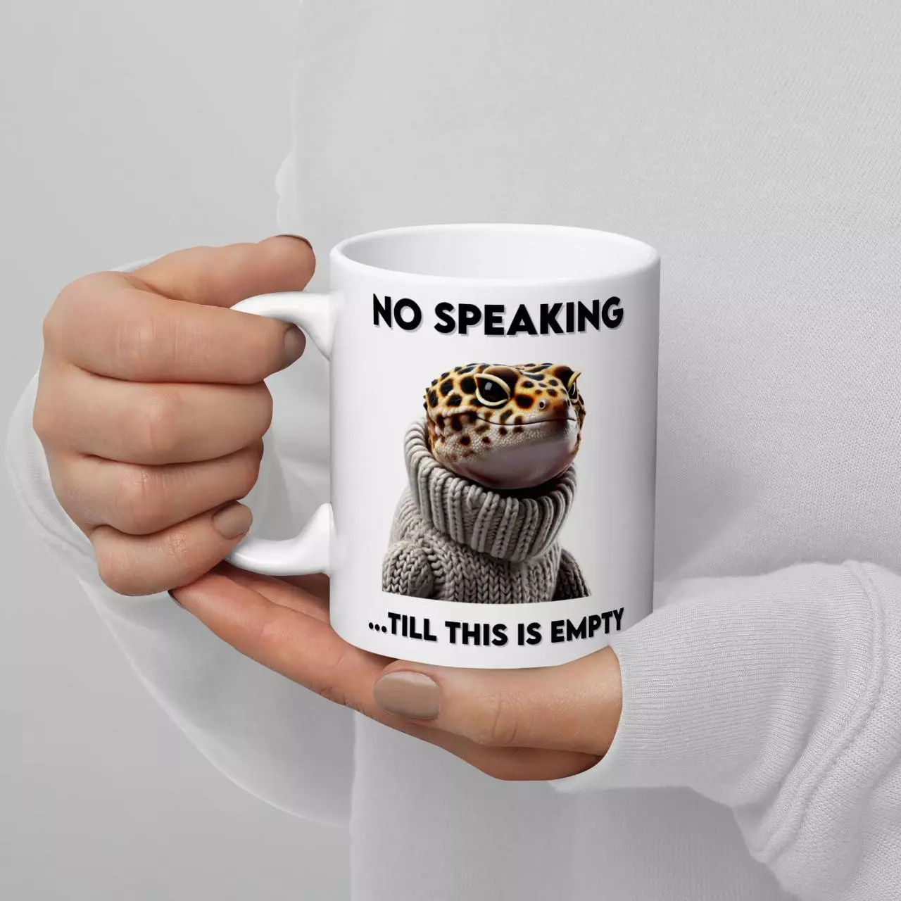 plant/No Speaking Leopard Gecko Mug-0