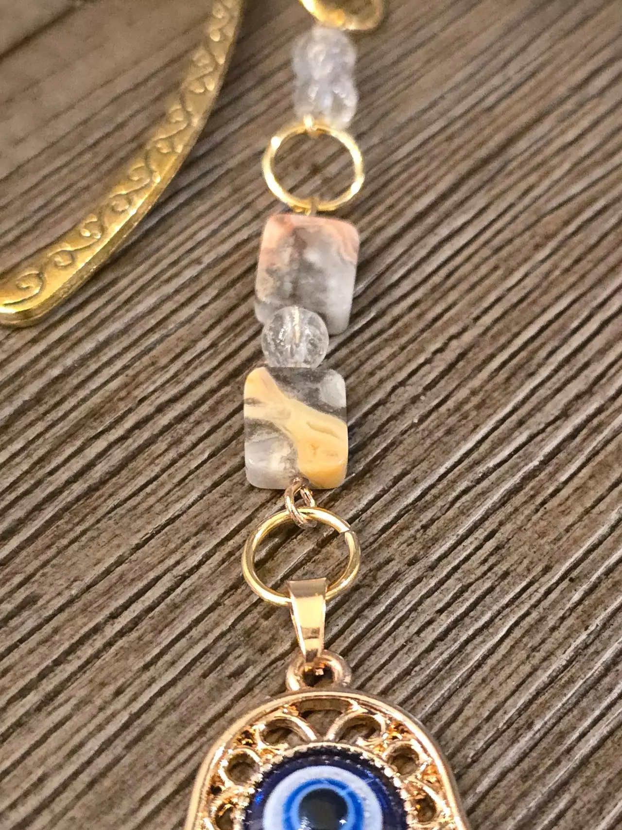 plant/Hamsa Hand Gold Bookmark/Plant Charm-1