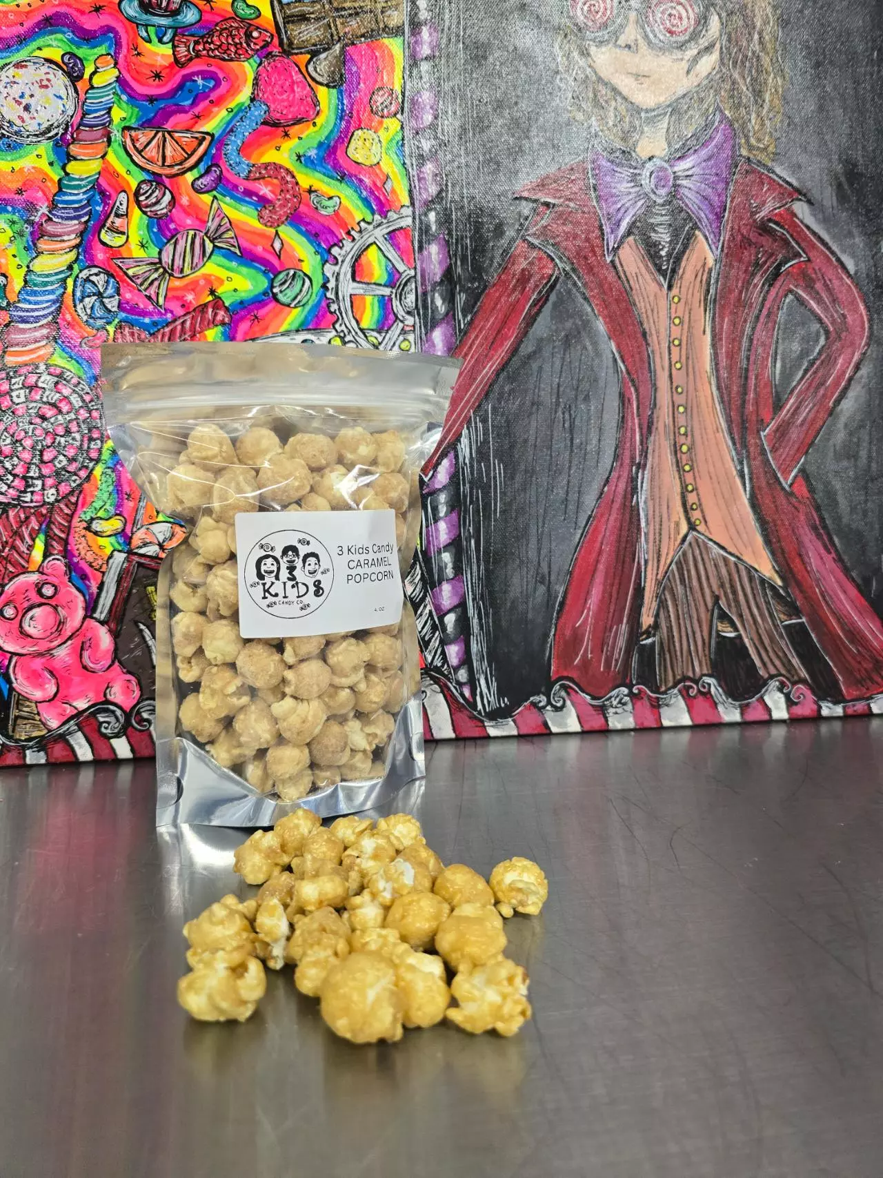 plant/Freeze dried caramel popcorn-0