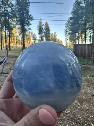 plant/Blue Calcite Sphere-0-thumbnail