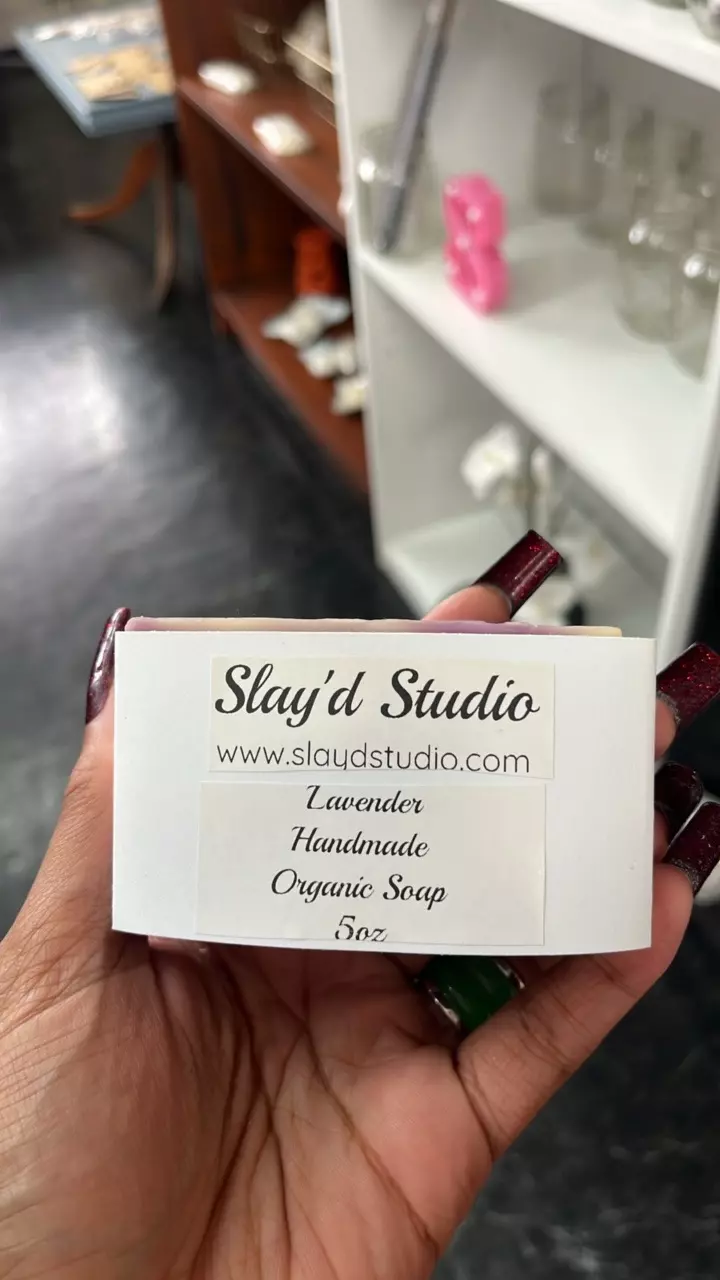 plant/Lavender Handmade Organic Soap 5oz-0