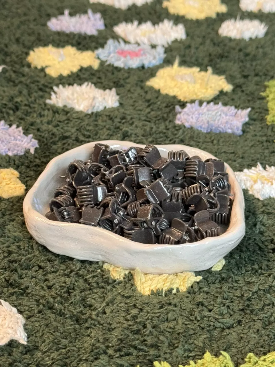 plant/25ct dark grey plant clips-0