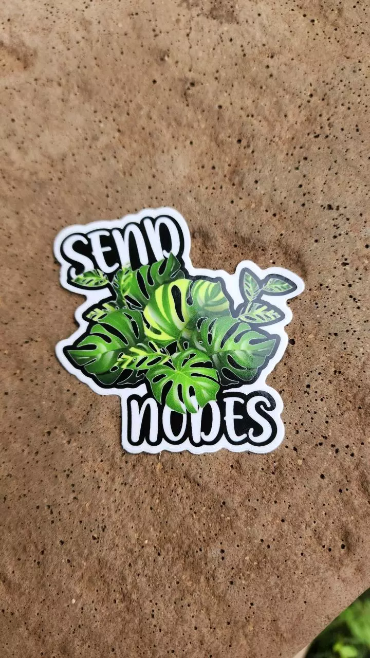plant/Swiss cheese monstera send nodes sticker-0