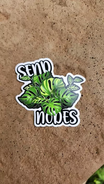 plant/Swiss cheese monstera send nodes sticker-0-thumbnail