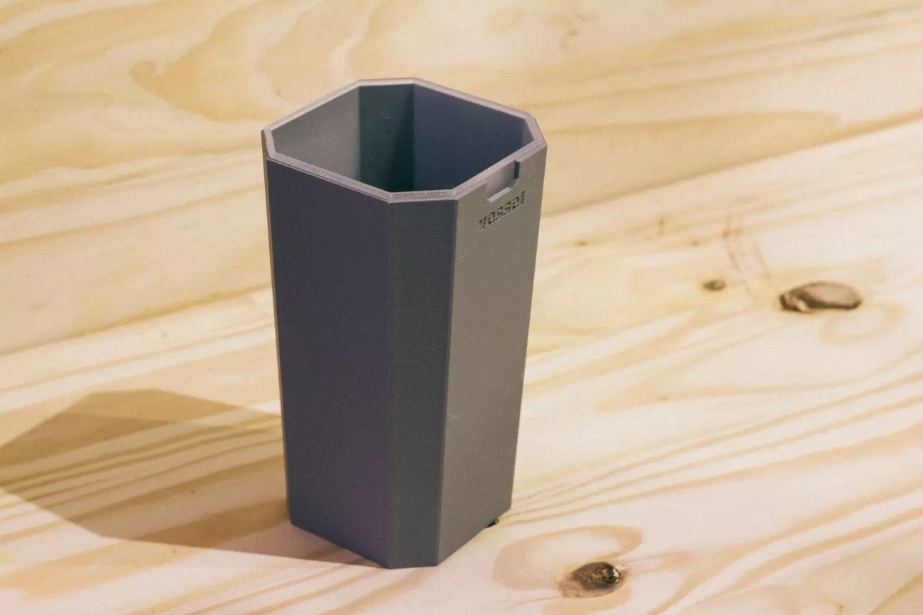 plant/The SM Spicy Vessel - Ash Grey - Interior pot 2.5 x 4”-0