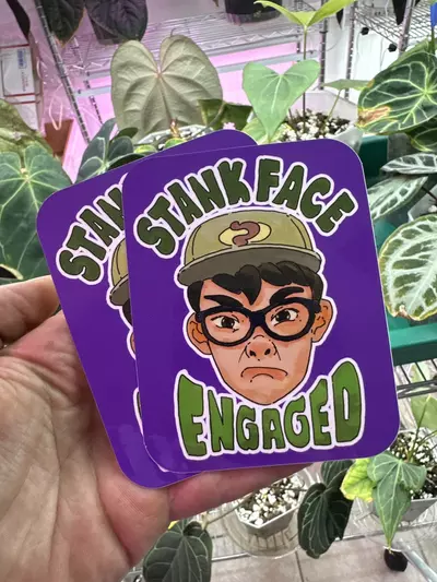 plant/Stank Face Sticker add on only!-0-thumbnail