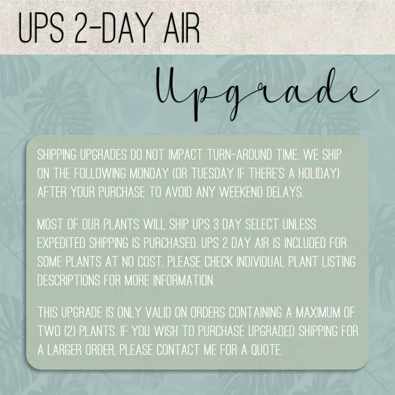 shipping_upgrade/UPS 2 Day Air Shipping Upgrade-1