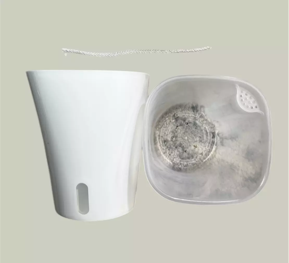 plant/(10 pack) 3” Self Watering Pot with Clear Inner Pot-4