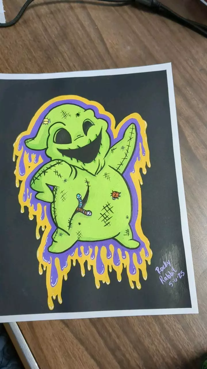 plant/Oogie boogie art print 8.5x11 in-1