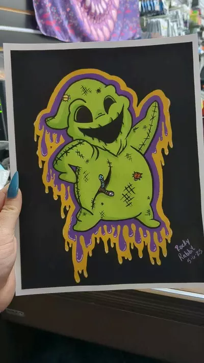 plant/Oogie boogie art print 8.5x11 in-0-thumbnail