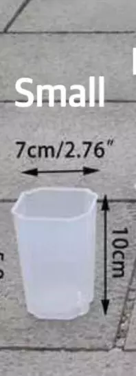 plant/Small Square pot x 5-0