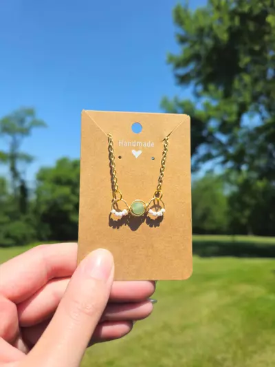 plant/Half Twisted Vines Necklace-0-thumbnail