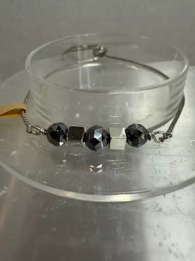 plant/Terahertz and hematite bracelet-1-thumbnail