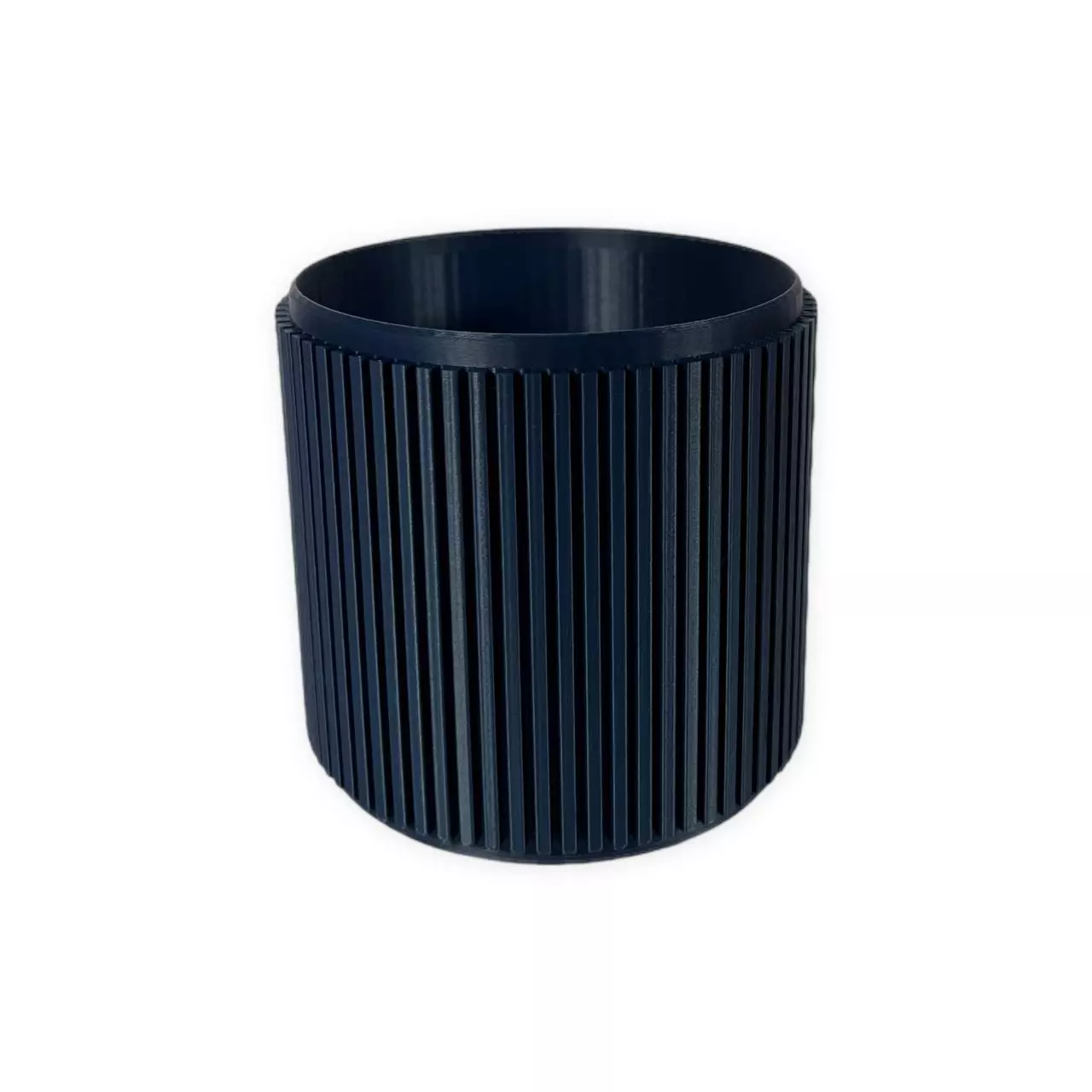 plant/The Willow - 4" planter (navy | with drip tray)-1