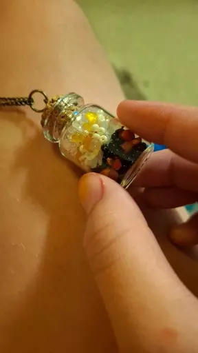 plant/Breakfast bowl necklace-1