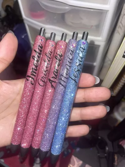 plant/Personalized/customizable resin pens 💖-0-thumbnail