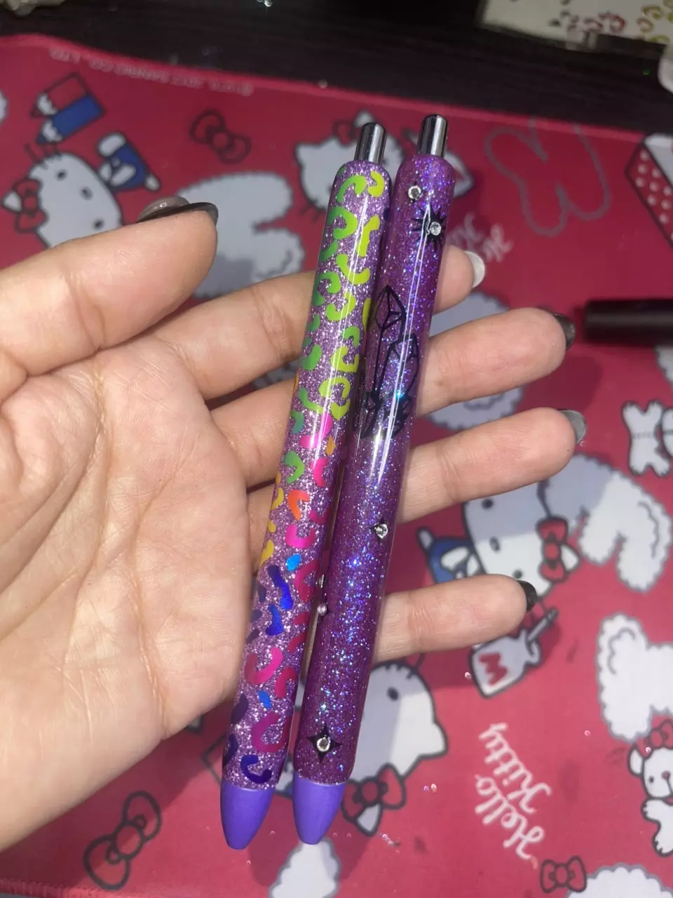 plant/Personalized/customizable resin pens 💖-1