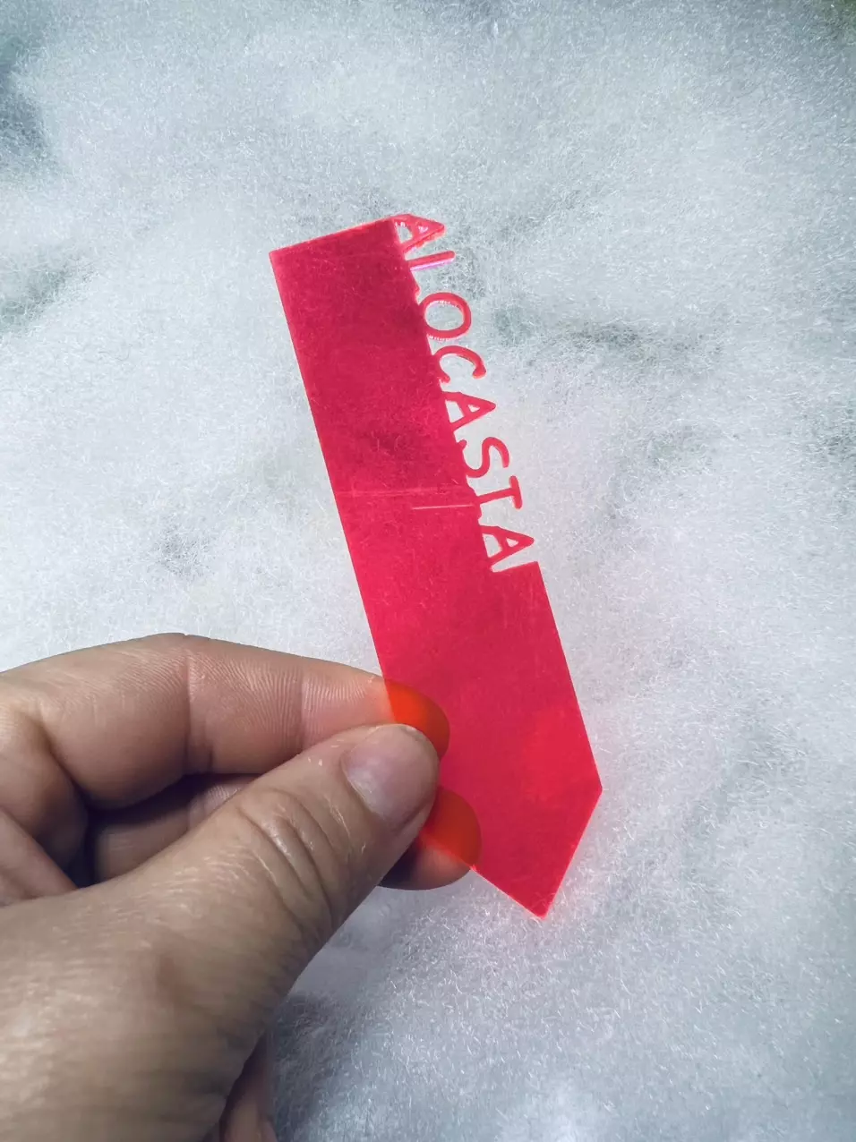 plant/Clear Pink Alocasia Plant Marker-0