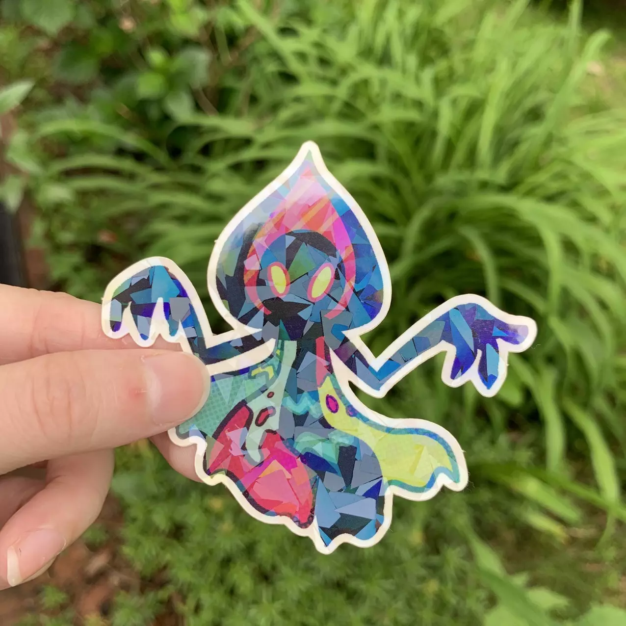 plant/Flatwoods Monster Holographic Sticker-0