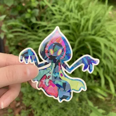 plant/Flatwoods Monster Holographic Sticker-0-thumbnail