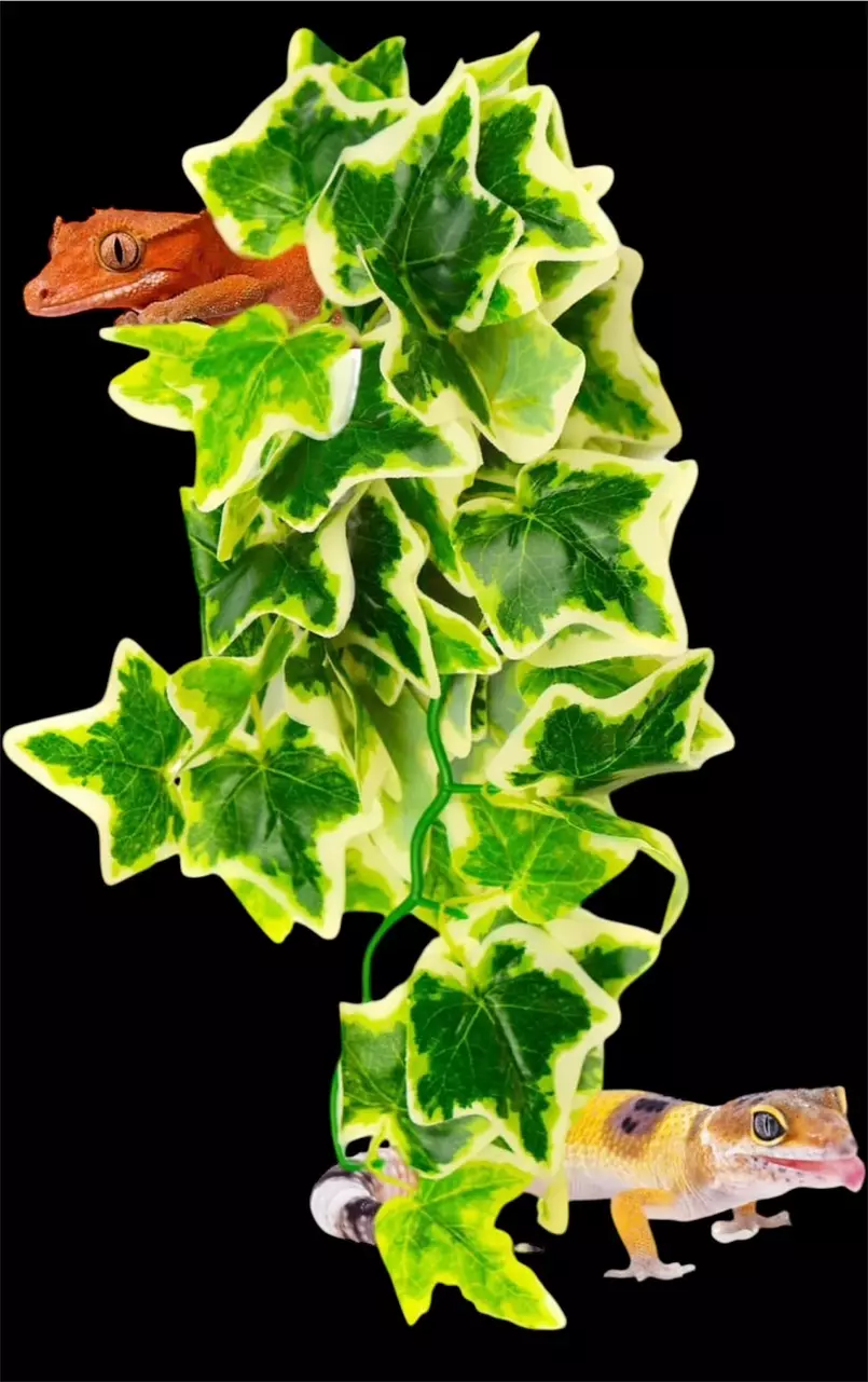 free_shipping/Variegated artificial vine for reptile enclosures-0
