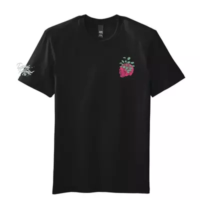 plant/Pilea Skull T-Shirt - Black (Small)-0-thumbnail