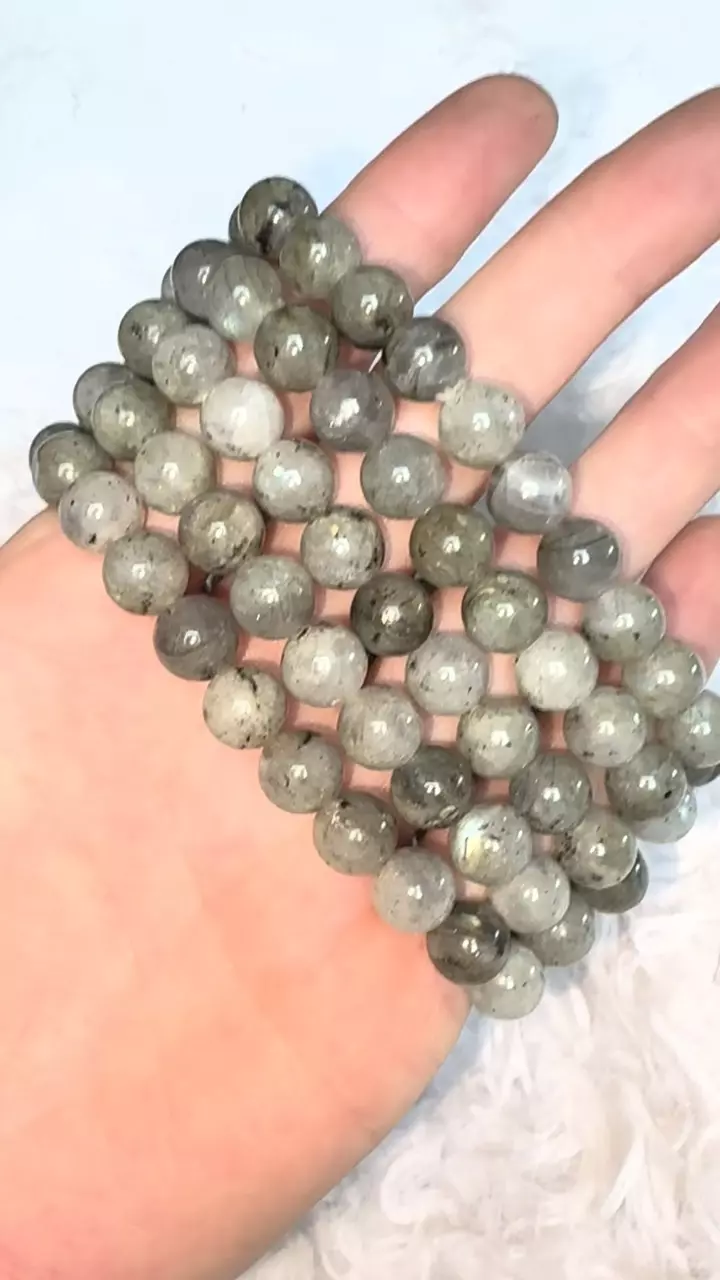 plant/Labradorite bracelet-0