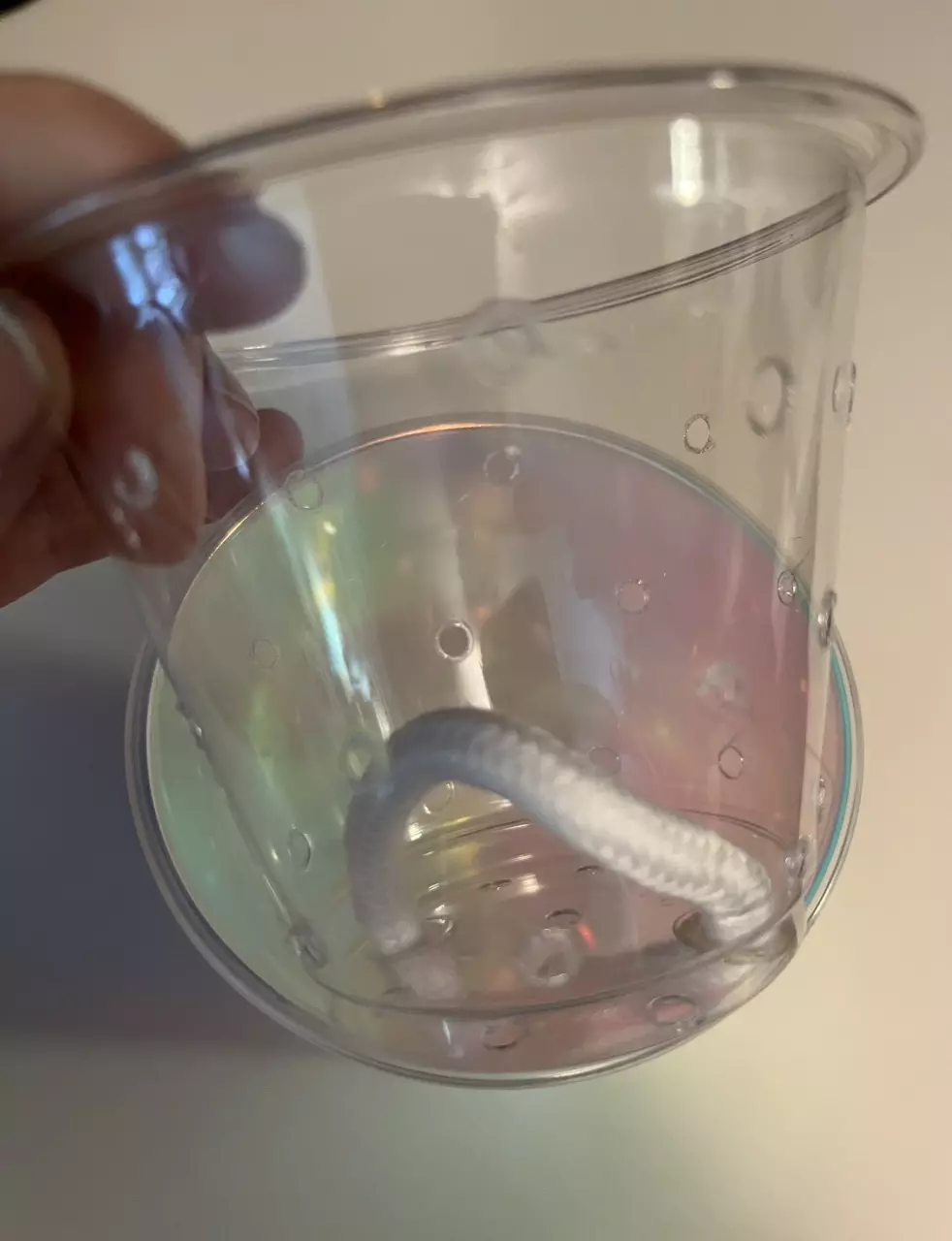 plant/Halo Holographic - Inner cup 9oz outer cup 12oz -  3 small clear self watering-2