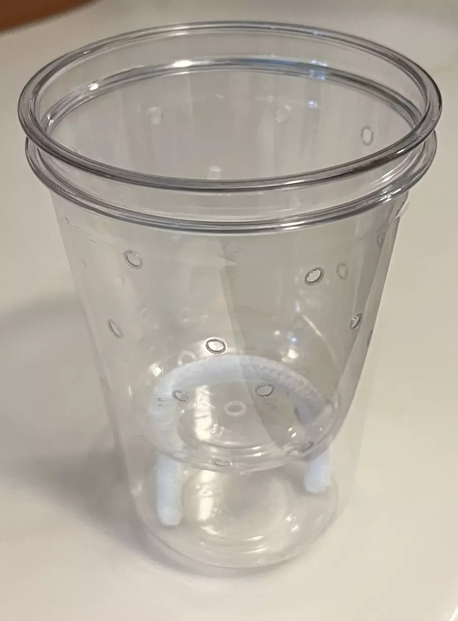 plant/Medium Clear Self Watering Pots - set of 3-0