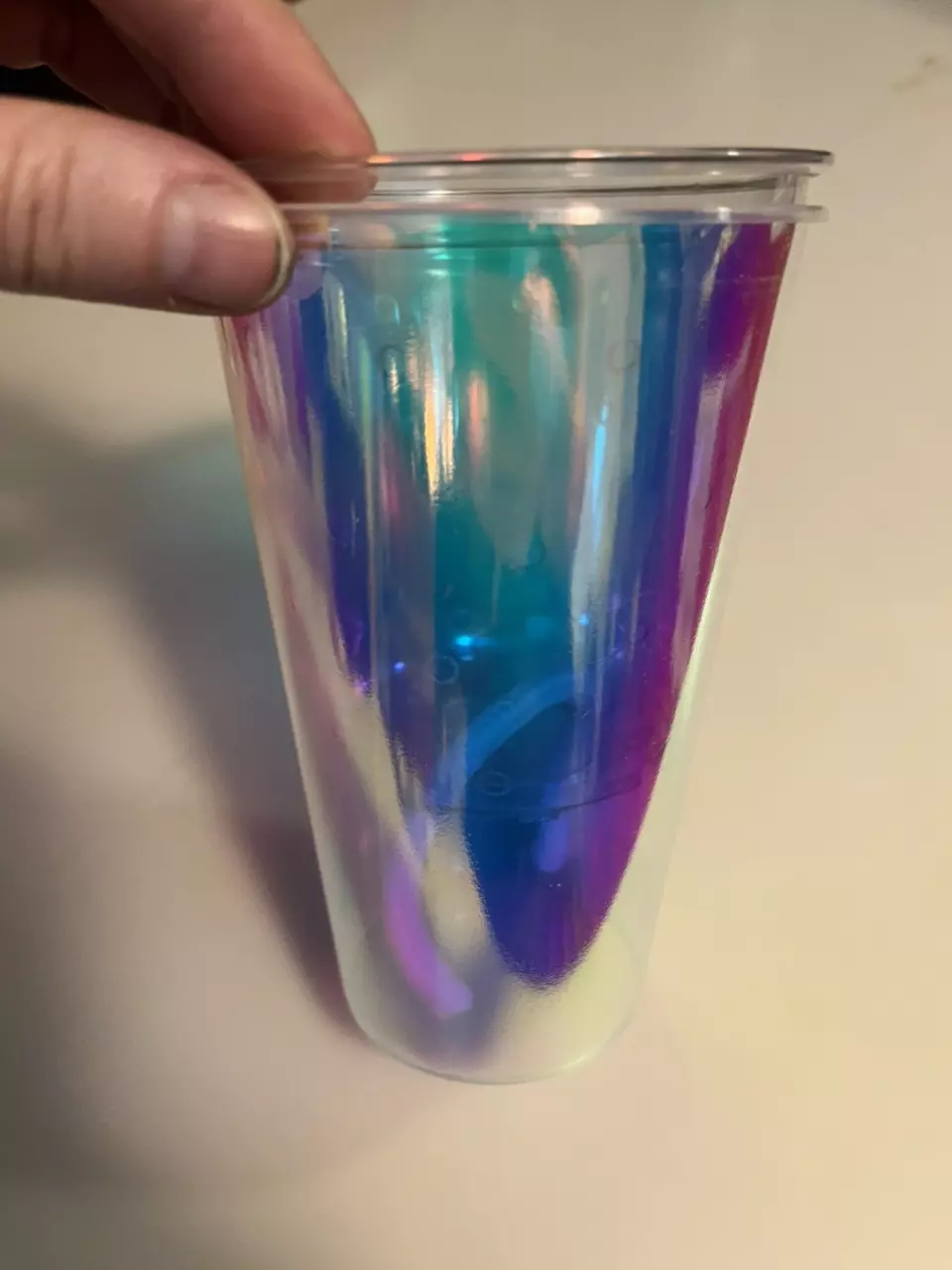 plant/Halo Holographic  -  1 each sm,md,lg  clear self watering pot-1