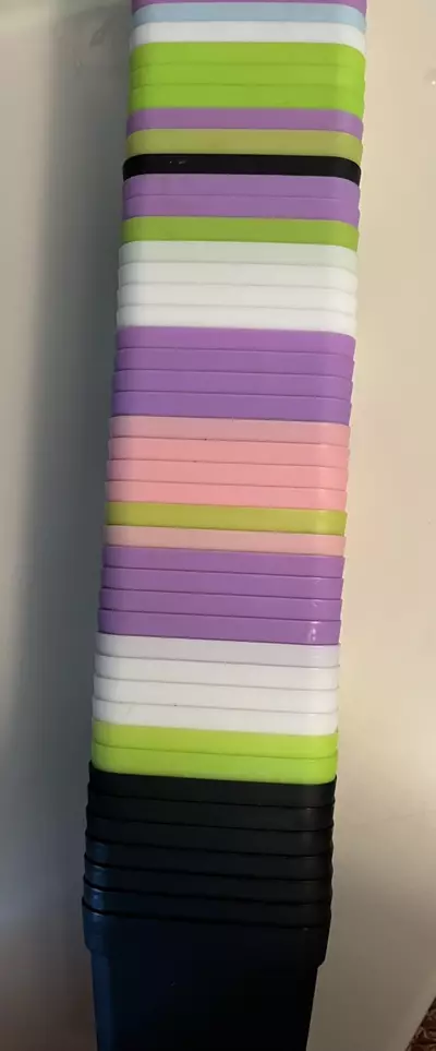 plant/Square 3.5in pastel pots - set of 4 your choice color-0-thumbnail