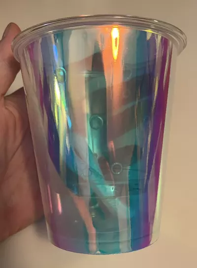 plant/Halo Holographic  -  1 each sm,md,lg  clear self watering pot-0-thumbnail