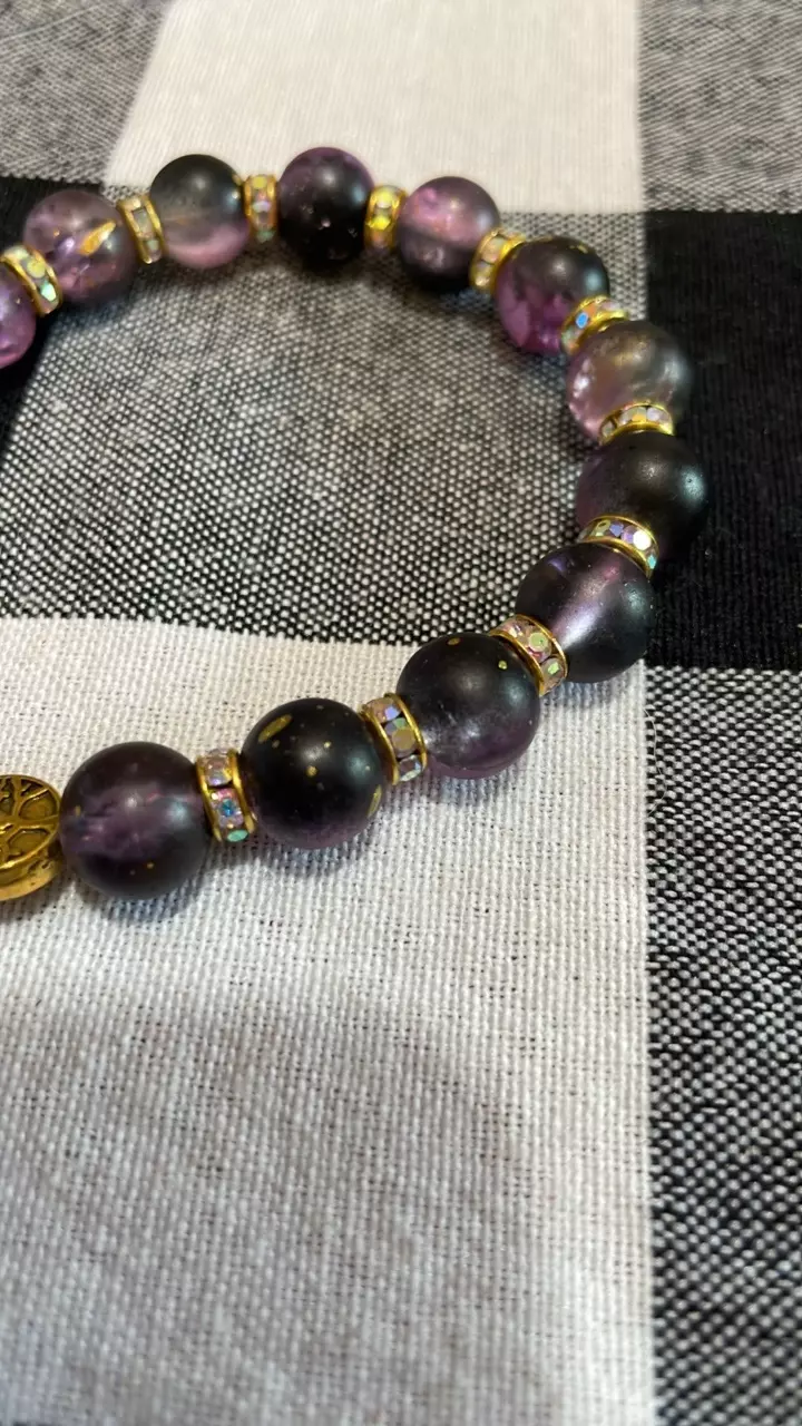 heat_pack/Glass bead stretch bracelet-1