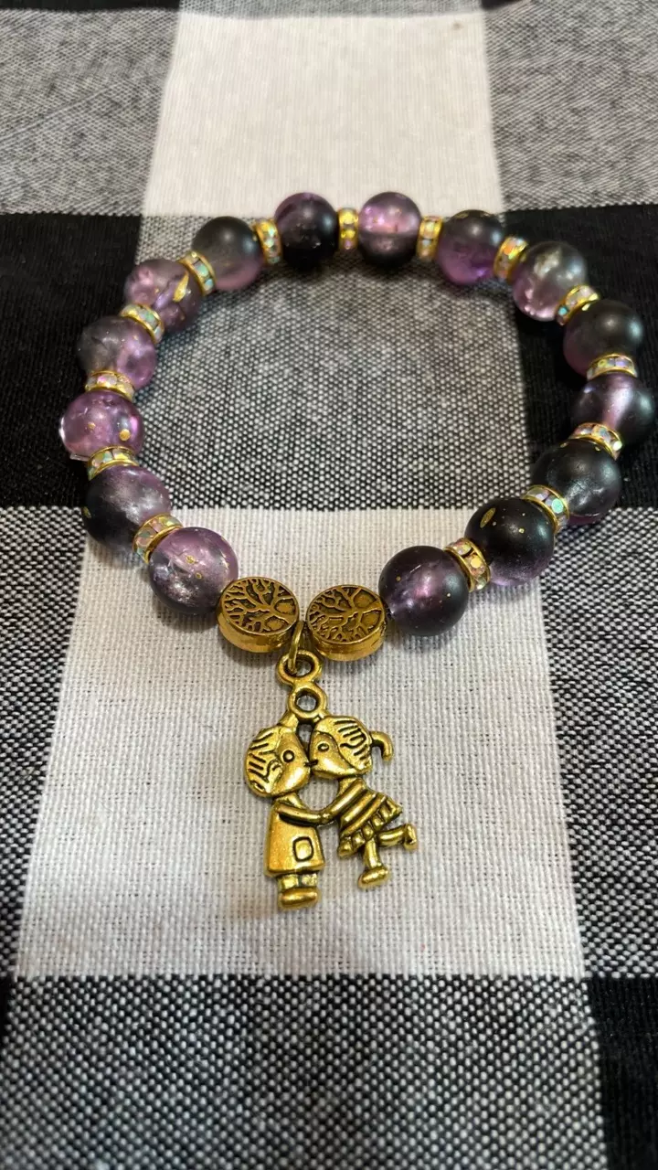 heat_pack/Glass bead stretch bracelet-0