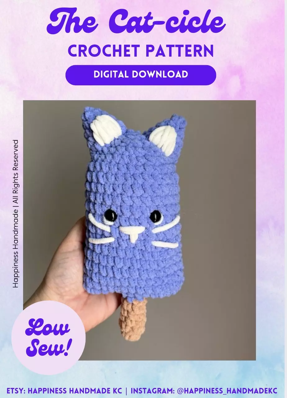 plant/The Cat-cicle Crochet Pattern - DIGITAL DOWNLOAD-0