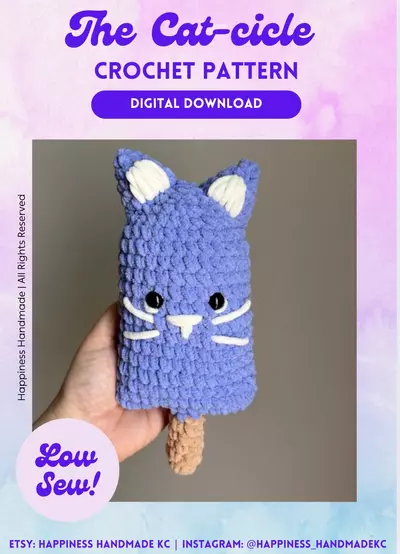 plant/The Cat-cicle Crochet Pattern - DIGITAL DOWNLOAD-0-thumbnail