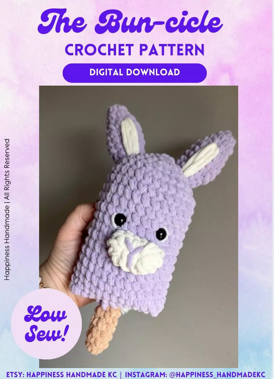 plant/The Bun-cicle Crochet Pattern - DIGITAL DOWNLOAD-0