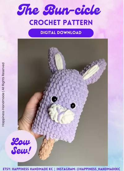 plant/The Bun-cicle Crochet Pattern - DIGITAL DOWNLOAD-0-thumbnail