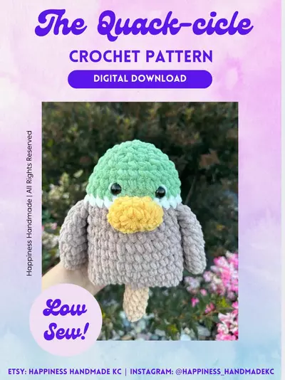 plant/The Quack-cicle Crochet Pattern - DIGITAL DOWNLOAD-0-thumbnail