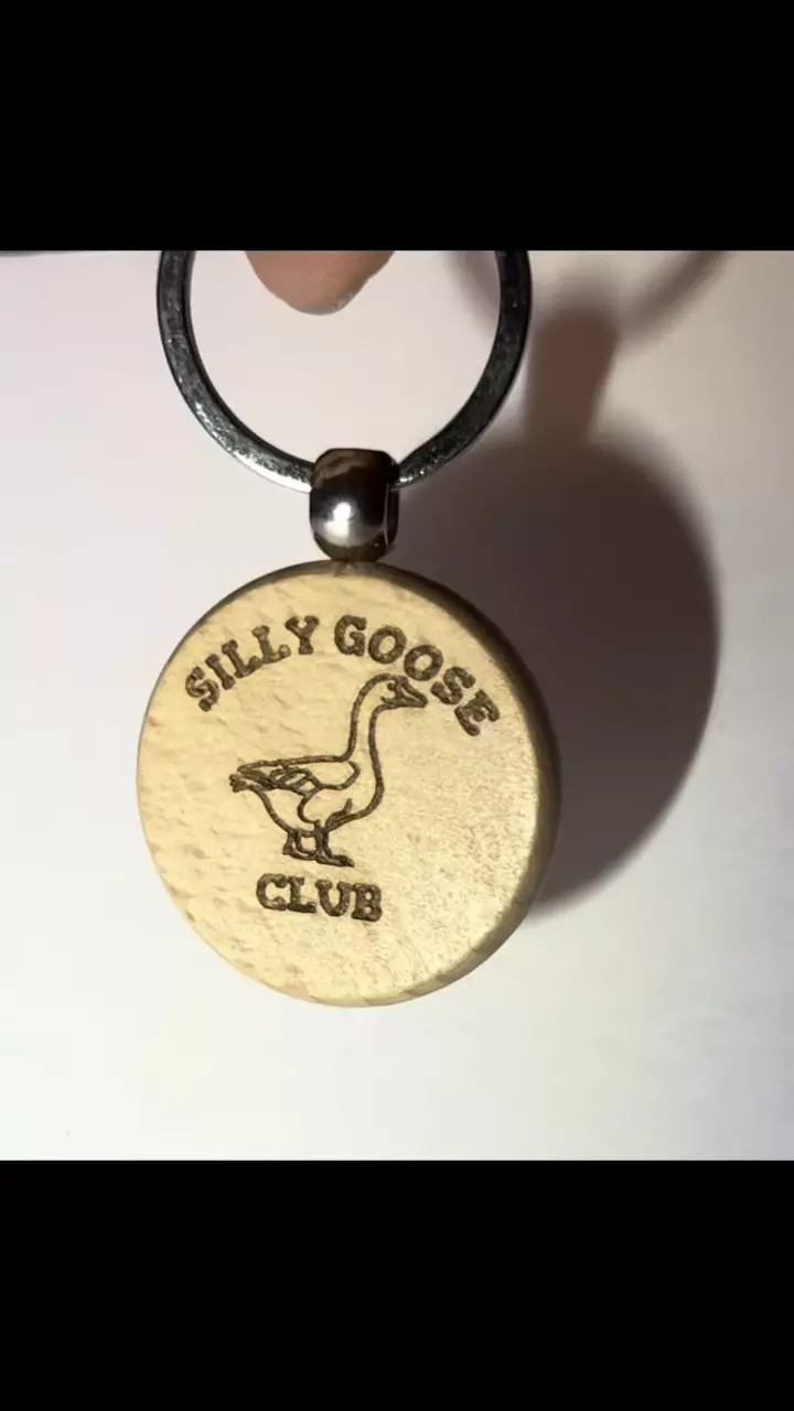 plant/Silly Goose Club Keychain-3