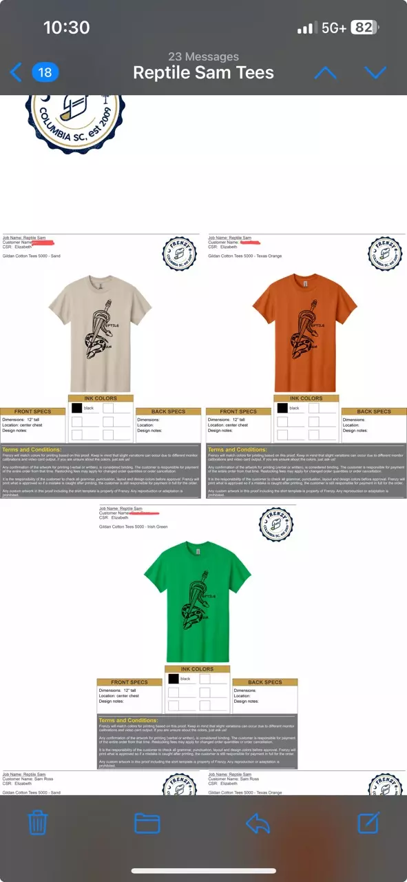 plant/Reptile Sam python logo t-shirt-0