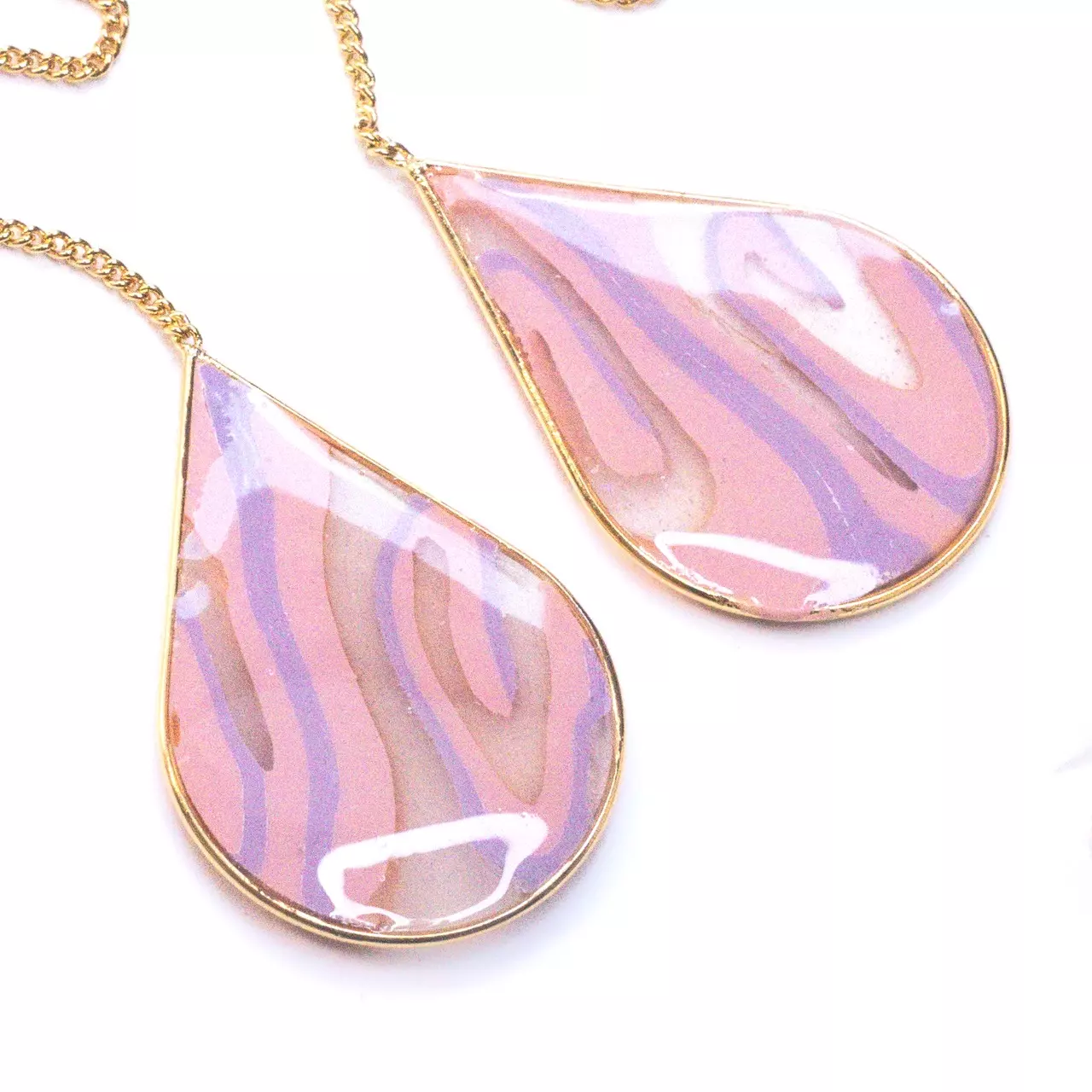 plant/Vân Xuân - Spring Marble gold ear threaders-0