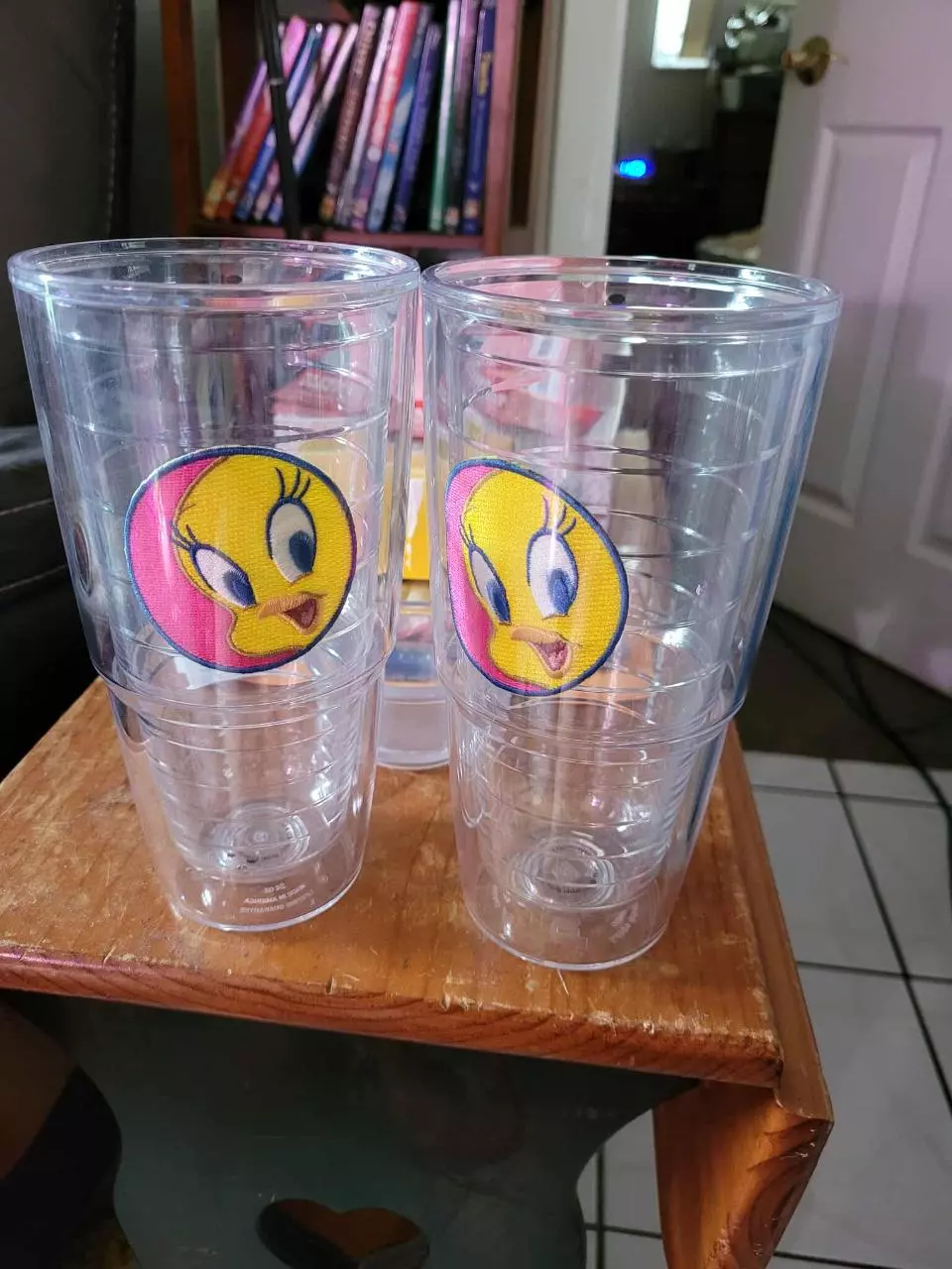 plant/Tweety bird Tumblers (no lid) 24 ounces-0
