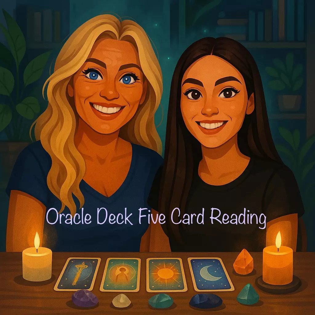 plant/Oracle Deck Five Card Reading-0