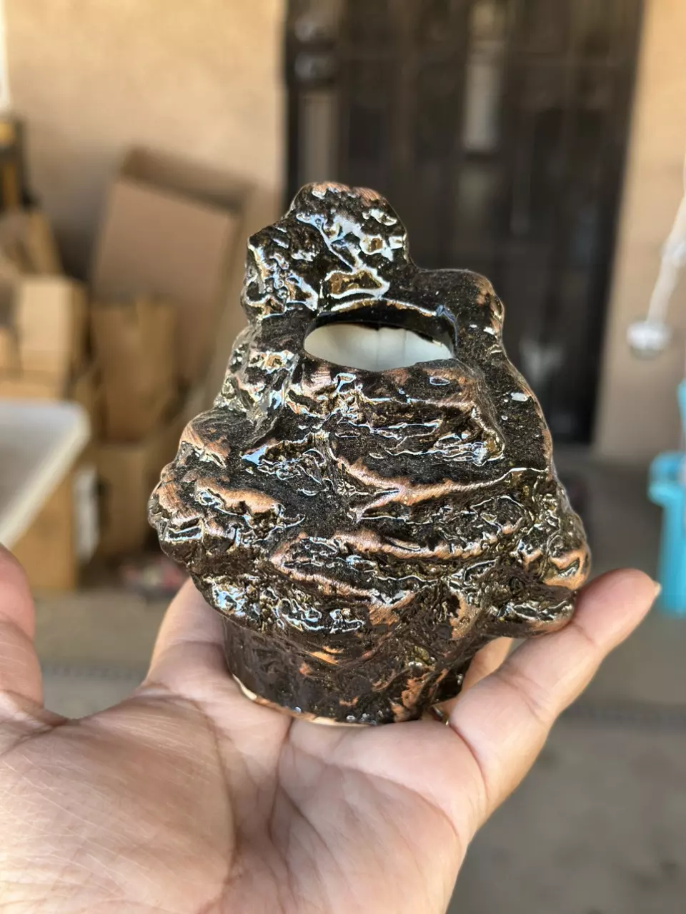 plant/Glazed Rock pots-0