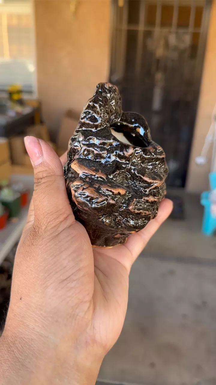 plant/Glazed Rock pots-1