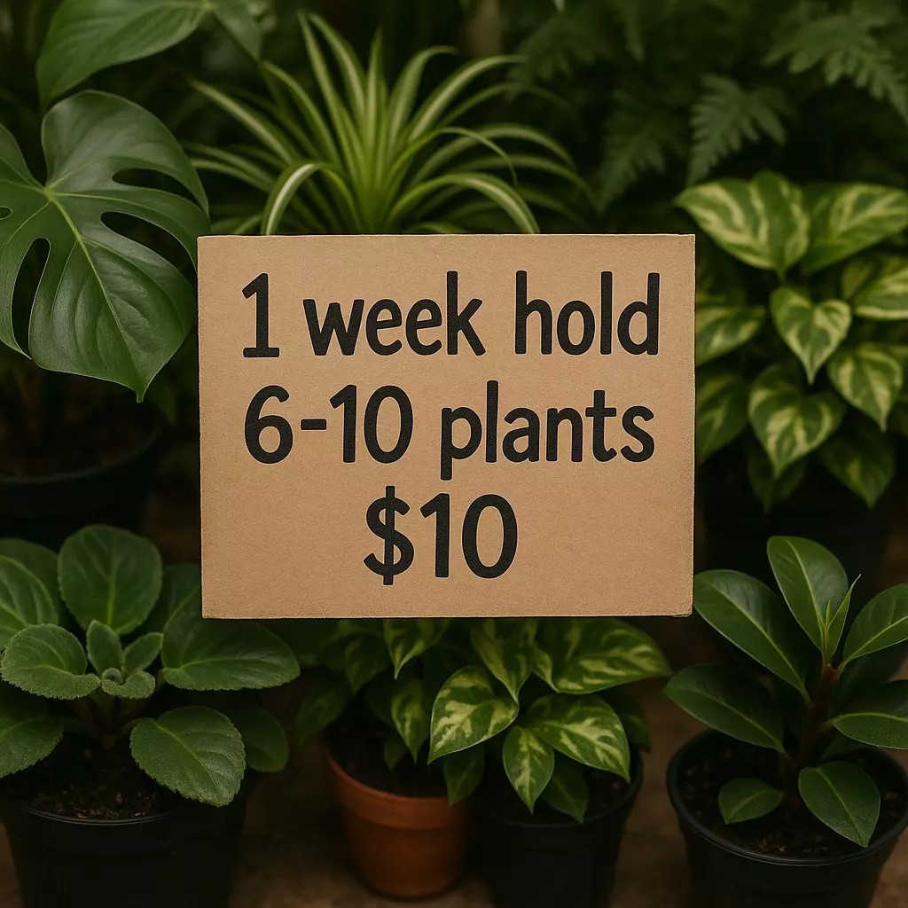 plant/HOLD: 6-10 plants for ONE WEEK-0
